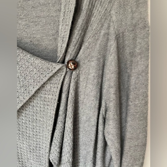 Soft Surroundings Miranda Wool Blend Wrap Cardigan Sweater Size Medium - Picture 3 of 11